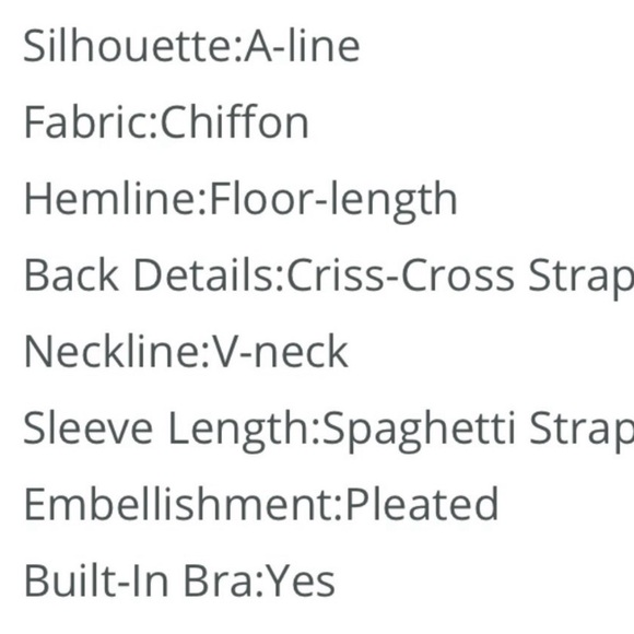 Babaroni Louise Bridesmaid Maxi Dress Sz 6 Dusty
Rose Spaghetti Strap Chiffon - Picture 6 of 6